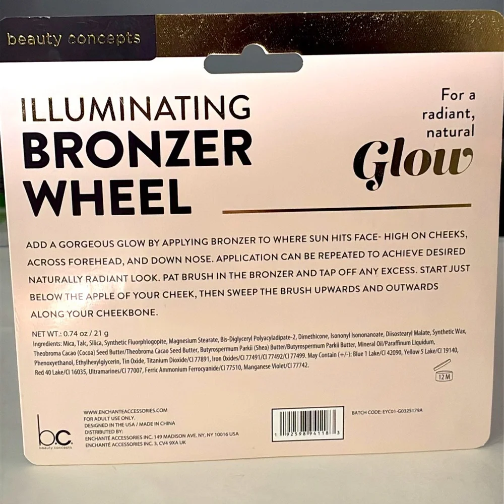 🌿Illuminating Bronzer Wheel – Radiant Natural Glow